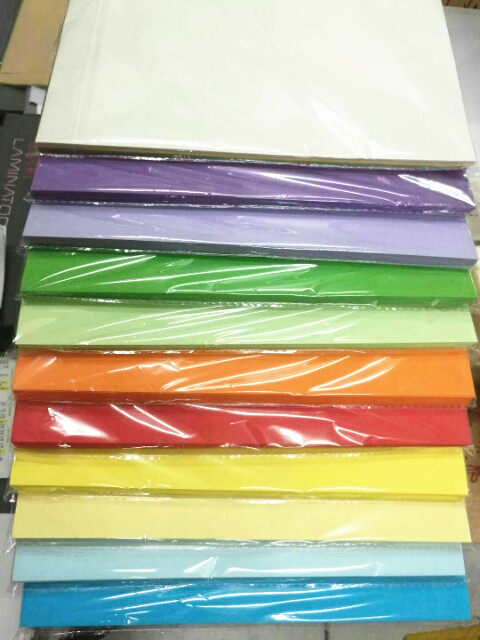 A4 Colorful paper printing 80 gr Color monochromatic deco color mixed color 100 sheets of handmade folding paper Pink pink green