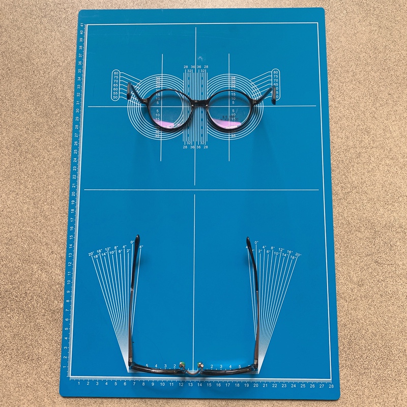 Glasses Adjustment Pad, Frame Inspection Board, Glasses Adjustment Correction Pad, Imported Pvc Material, Double Panel, 3mm Thick Glasses Adjustment Pad, Frame Inspection Board, Glasses Adjustment Correction Pad, Imported Pvc Material, Double Panel, 3mm Thick