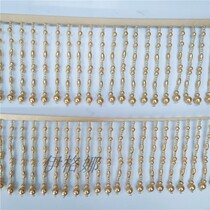 9 new clothing decoration accessories CM light yellow pearl bubble beads hanging beads beaded tassel dance clothes bucket hat lace