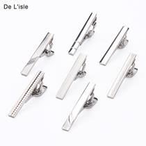 Narrow Tie Clip Men's Business Premium Simple Premium Customized Fine Metal Unisex Craftsmanship