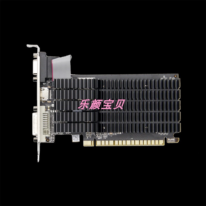 New Elsa GT710 graphics card Phantom Thunder 1GD5 2GD3 VGA HDMI DVI interface can be changed knife card