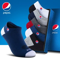 Pepsi vớ nam vớ cotton mỏng mùa xuân và mùa thu ngắn ống cotton khử mùi mồ hôi di chuyển thấp để giúp vớ pepsi chính hãng - Vớ hàng tuần tất dài