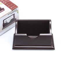 High-end wooden business card holder creative business office wooden business card holder fashion desktop business card box ornaments