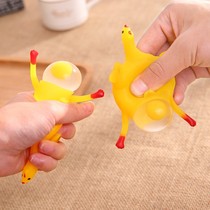 Creative personality childrens toys funny leaking chickens laying hens spoof adult decompression tricky toys