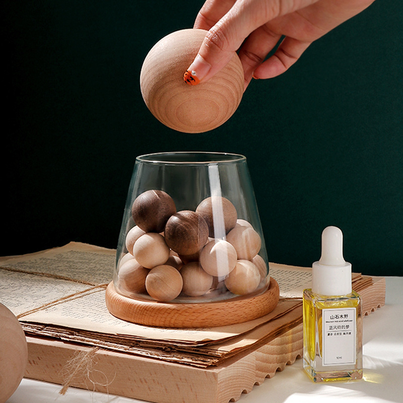 Essential Oil Diffuser Wooden Beads Solid Wood Diffuser Beads Flameless Aromatherapy Gift Box Indoor Home Air Freshener Home Decoration Essential Oil Diffuser Wooden Beads Solid Wood Diffuser Beads Flameless Aromatherapy Gift Box Indoor Home Air Freshener Home Decoration