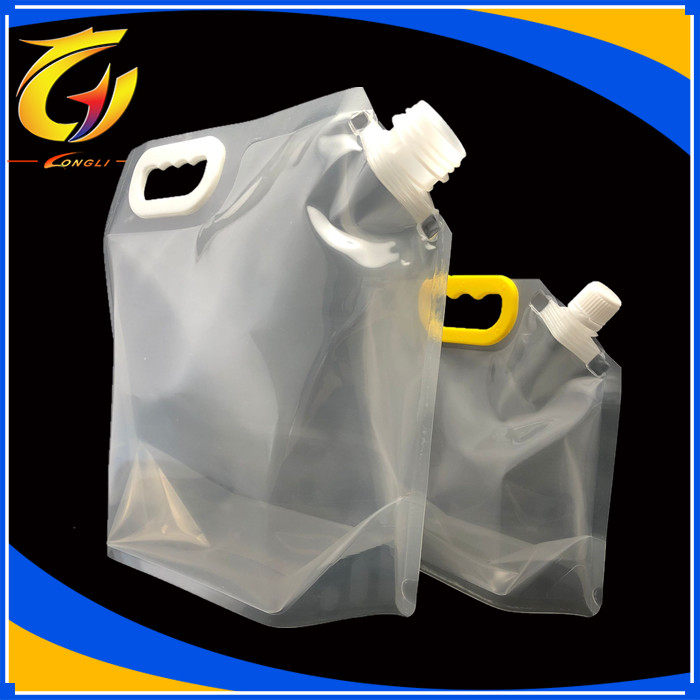 10 1L craft beer bags Outdoor folding portable water storage bags Soup vertical portable nozzle bags New products