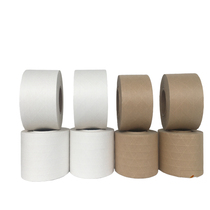 Wet water reinforced kraft paper tape Wired wet water kraft paper fiber kraft paper tape 6CM*45M
