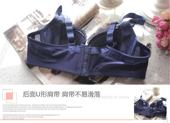 Áo ngực cỡ lớn dành cho nữ đồ lót bra bra cotton cotton mỏng BCDEF75-110 bên để nhận áo ngực siêu mỏng thoải mái áo ngực bigsize