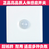 Two-wire infrared human body sensor switch panel smart 220V can connect LED light delay switch