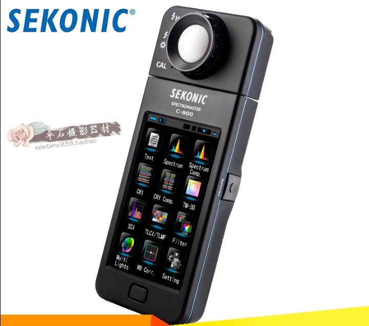 Welcome light SEKONIC C800 spectrometer Professional colour temperature table photometric table C800 touch screen-Taobao