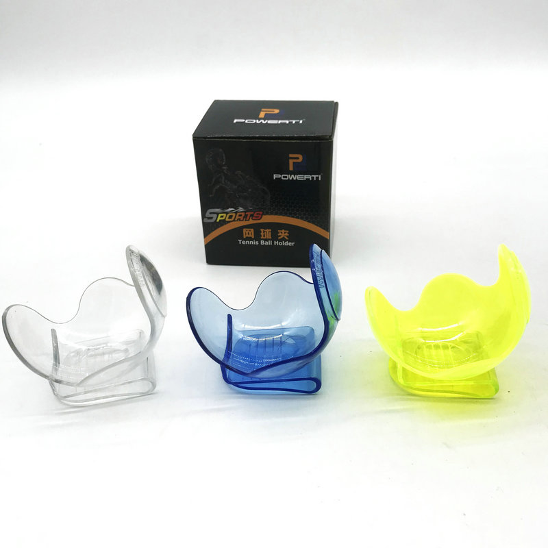 POWERTI ABS plastic tennis clip transparent ball clip tennis ball clip 