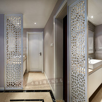 Modern mix and match dry area hollow partition carved board wash basin entrance density board flower grid screen Board