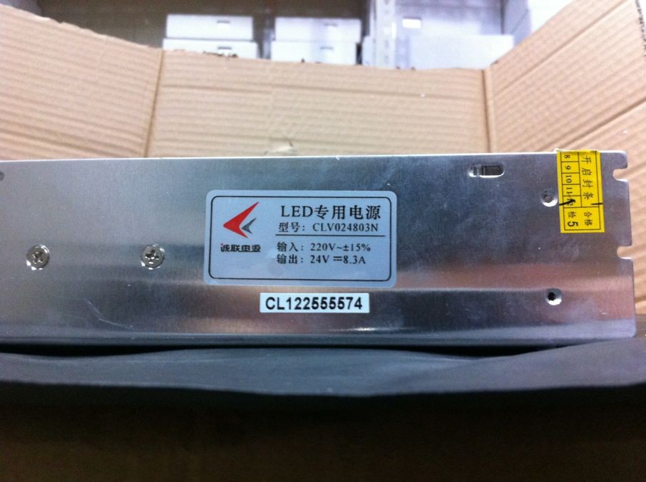 24V8 3A Chenglian 200W Lamp switching power supply CLVO24803N quality insured for two years substitute A-200-24