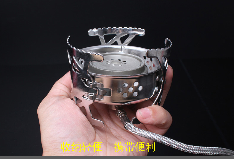 Đường tình yêu bão chia bếp gas ngoài trời xách tay gió hoang dã bếp ga - Bếp lò / bộ đồ ăn / đồ nướng dã ngoại bep con