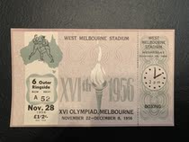 A0049 1956 Boxing Tickets for the Summer Olympics in Melbourne Australia