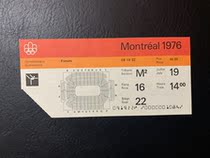 M02-2 1976 Gymnastics Tickets for the Summer Olympics in Montreal Canada