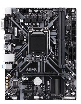 Gigabyte H310M S2 Ddr4 Supports 89Th Generation Cpu 1151-Pin H310 Motherboard