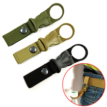 Outdoor water bottle buckle Portable cache mineral water hanging buckle Beverage bottle buckle Shoulder mountaineering bag accessories bottle clip Kettle buckle