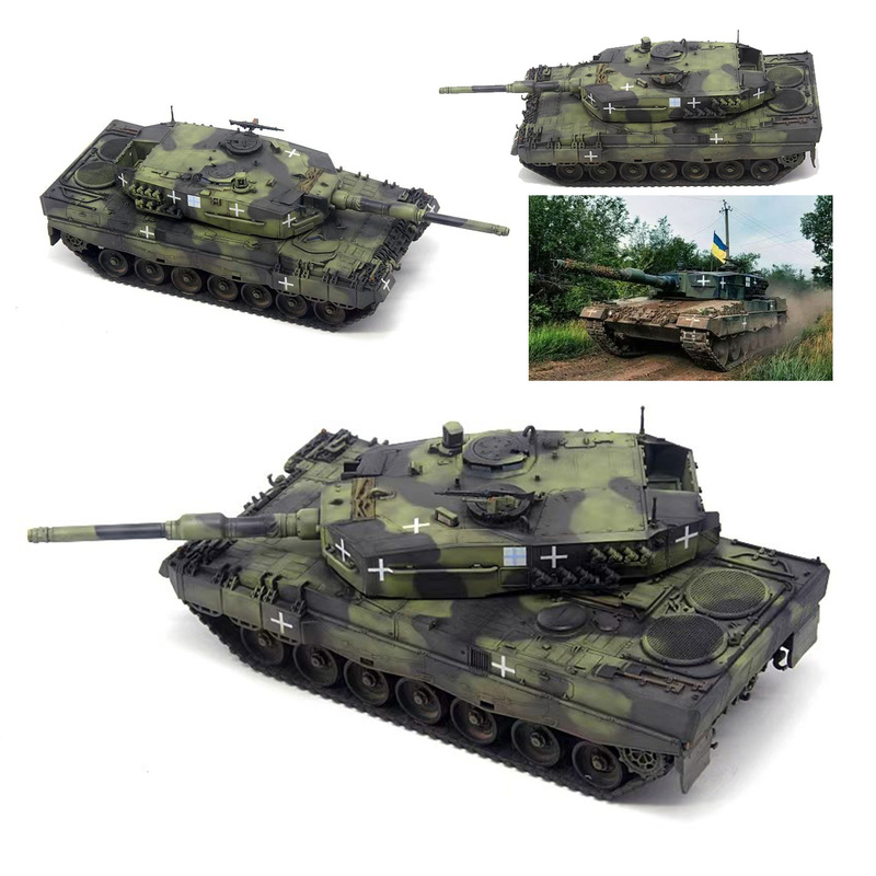 Hardened Model 1/72 U Version Leopard 2A4 Main Battle Tank Model Finished Model