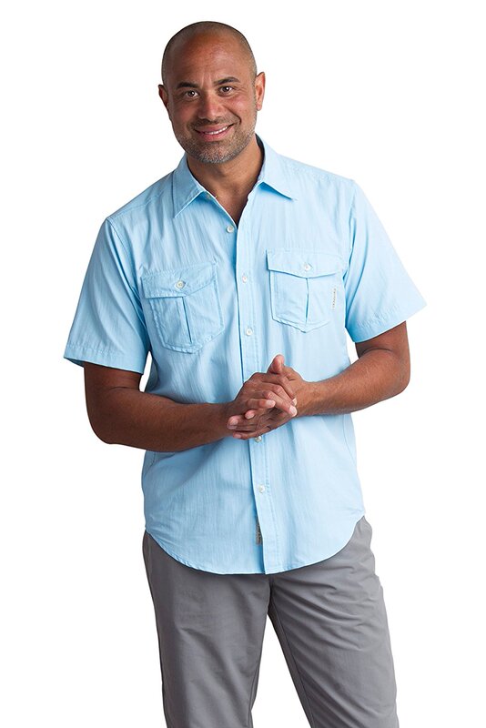 Exofficio Sondar Meitao Spot Men's Quick-Drying Short-Sleeved Shirt