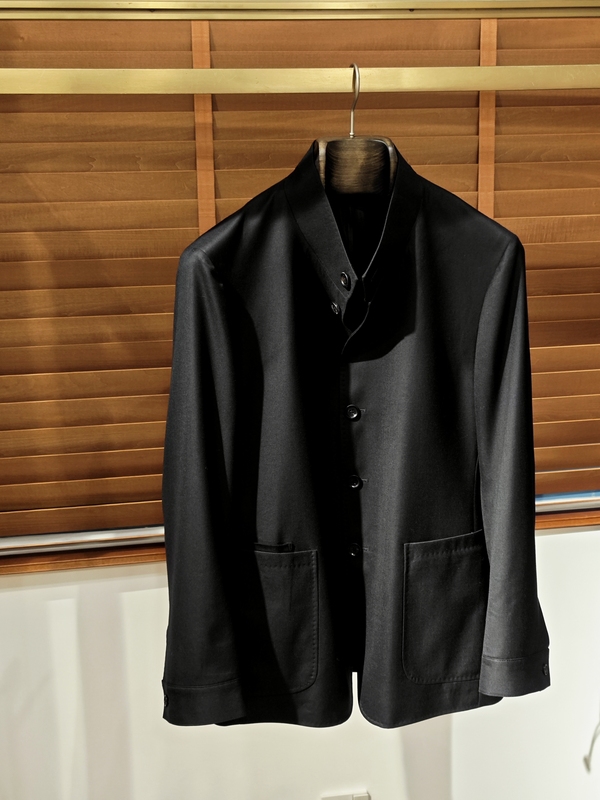 Gold Wool Earl Jacket, King's Gift 15 Micron Wool Jacket, British Imported Harrison