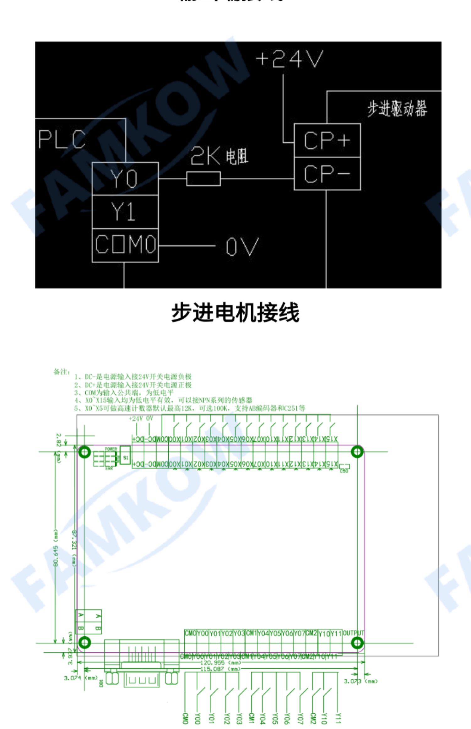 FX1N-24MT PLC industrial control board 14 input / 10 output 2 road 100K pulse o
