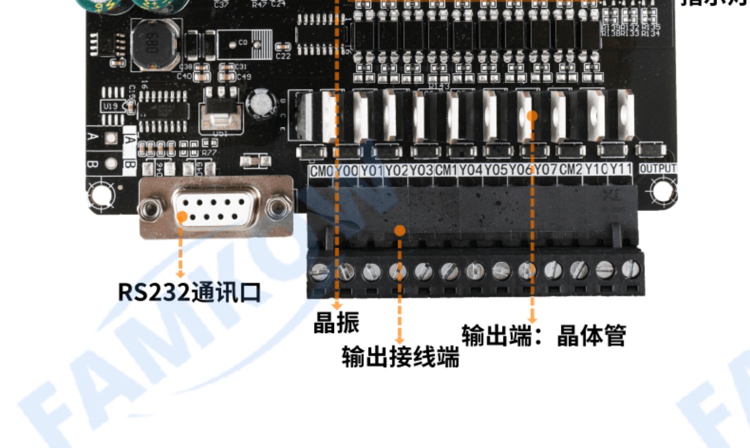 FX1N-24MT PLC industrial control board 14 input / 10 output 2 road 100K pulse o