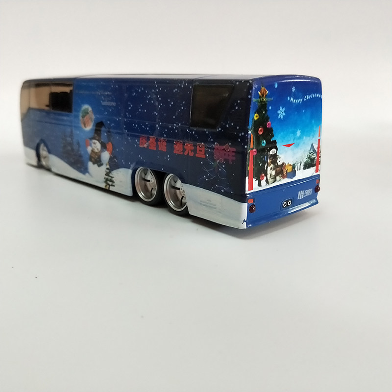 Игрушка 1 50 圣诞节礼物 旅行巴士合金公交模型回力声光儿童玩具车包邮 OTHER