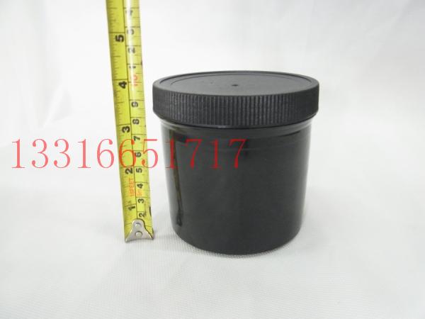 500ml 黑色 直身瓶 塑料直身罐 塑料直筒罐 塑料直筒瓶 PE