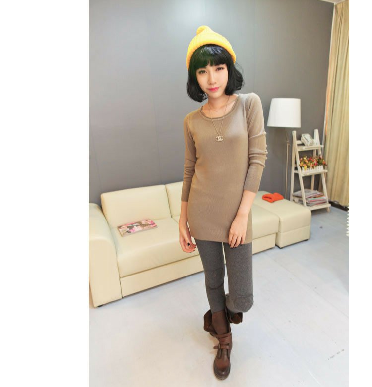 Phân bón đặc biệt XL miếng đệm đầu gối xà cạp nữ chất béo cao eo cao co giãn và quần nhung dày ấm 200 kg quần áo nữ mùa hè đẹp
