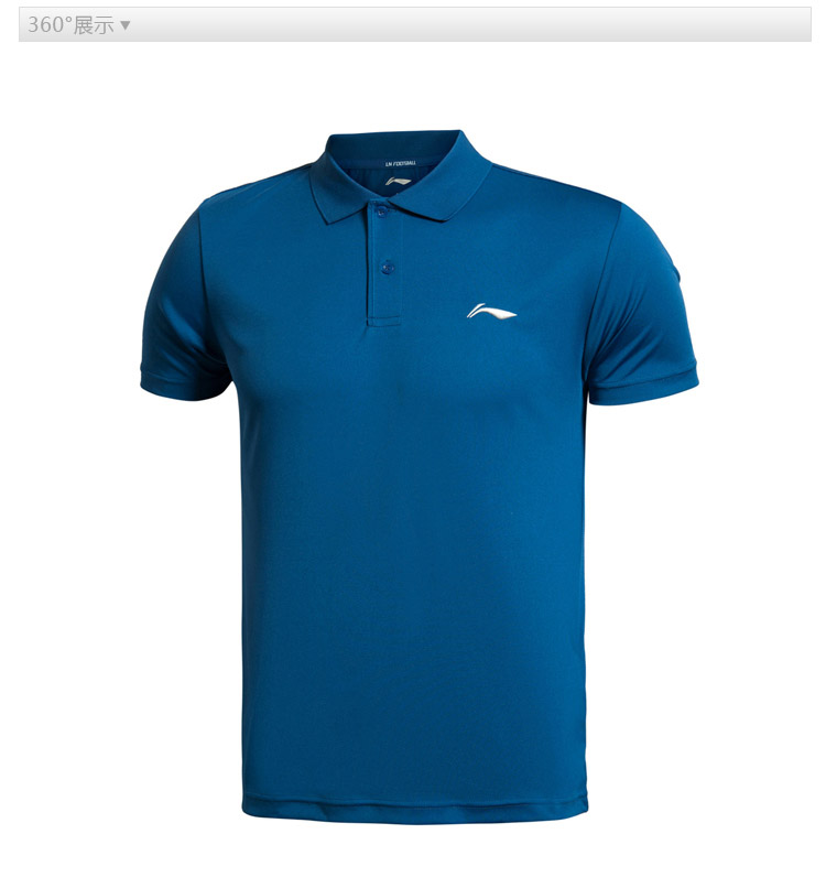 Li Ning quần áo thể thao nhanh khô mùa hè 2019 phòng sức khỏe mới chạy quần áo thoáng khí cổ áo POLO thoáng khí - Thể thao sau bộ adidas nam
