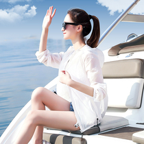 2020 summer new short versatile sunscreen clothes female student clothes Korean version thin loose sunscreen shirt net infrared cover