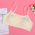 Girlbra sinh viên phát triển áo ngực bông vest với ngực pad chống rò rỉ điểm phụ nữ đồ lót 8-12 cô gái. 