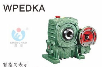 Hangzhou Jiazheng reducer morning tide trademark YS double stage worm gear reducer WPEDKA135-200