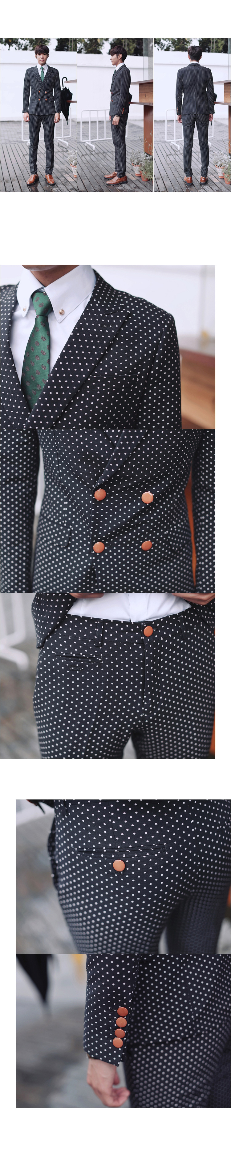 Costume homme en coton pour automne - Ref 1577463 Image 26