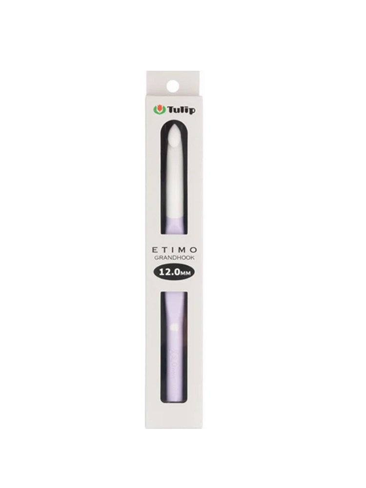 Japan imported TULIP Hiroshima tulip cream thick crochet hook extra thick crochet soft handle 8/10/12/15mm
