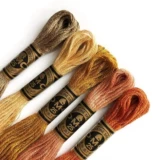 Французская линия DMC Pure Cotton Emelcodery French R Line Cross -Crossing Line European -Style Line 447 Выбор цвета Art117