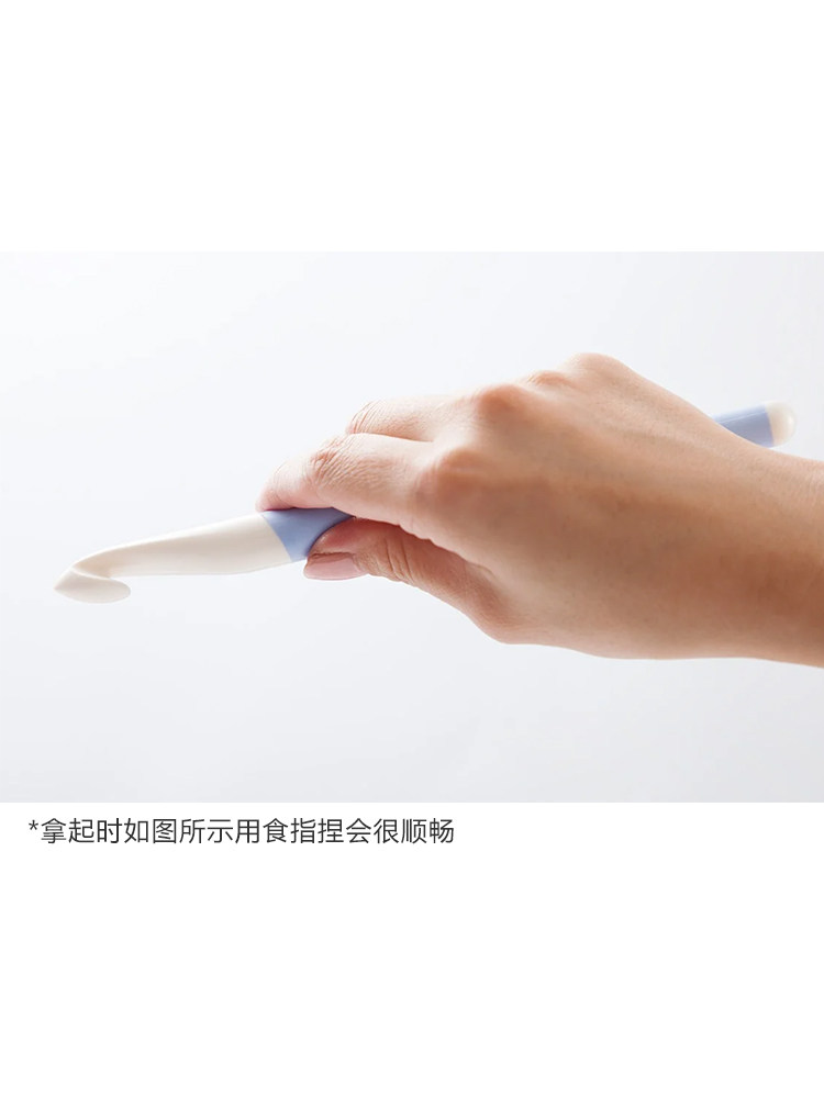 Japan imported TULIP Hiroshima tulip cream thick crochet hook extra thick crochet soft handle 8/10/12/15mm