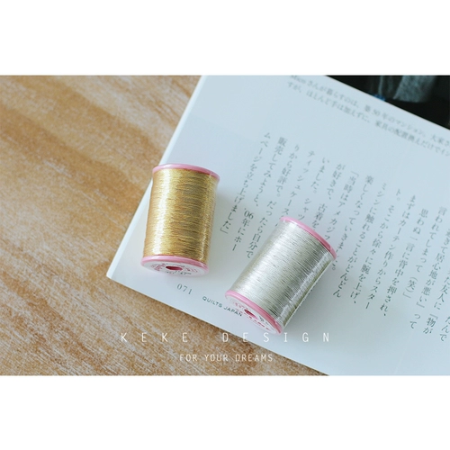 Япония импортировала золотую и серебряную нить Fujik, машинное шитье/ручное шитье, ручная вышивка бисером, вышивка крестиком, декоративная нить, французская нить для вышивки