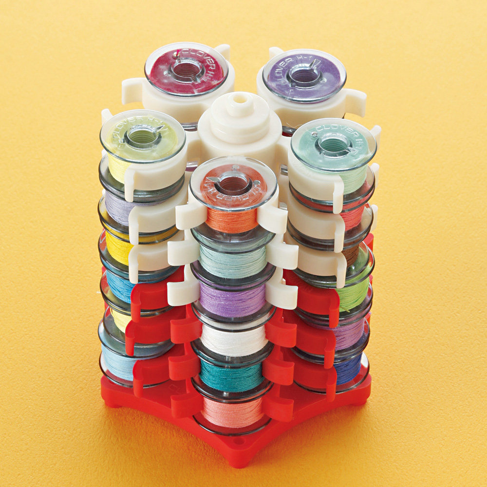 Japan imported CLOVER tools 37-204 bobbin storage tower 37-202 bobbin storage box