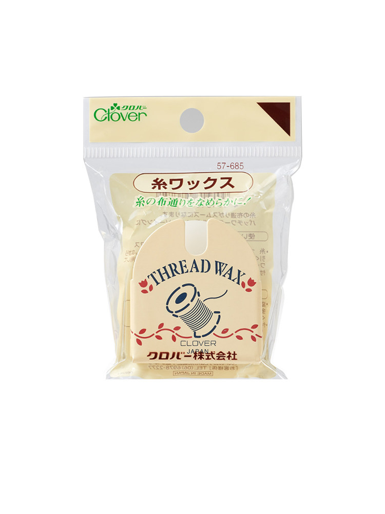 Japan imported thread wax Coke CLOVER sewing thread wax/leather carving leather thread cross embroidery thread wax