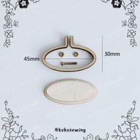 Мини-вышивательный пассажир-малый эллипс крест