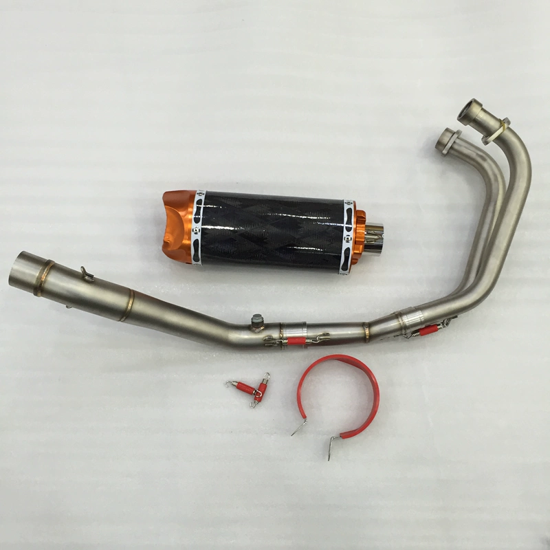 Yamaha sửa đổi R25 R3 ống xả thẳng bằng sợi carbon - Ống xả xe máy
