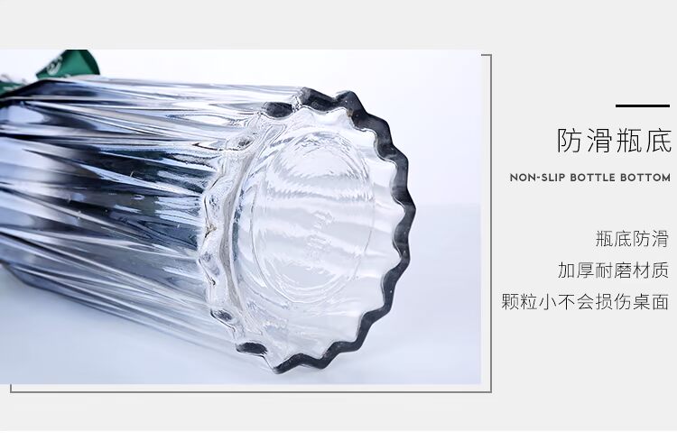 Sáng tạo đơn giản bình thủy tinh nhỏ thủy tinh tươi bình thủy tinh Trang chủ cắm hoa để bàn con lắc - Vase / Bồn hoa & Kệ chậu sứ mini