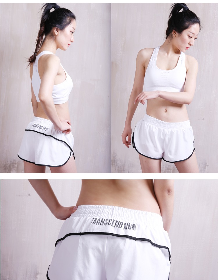 Mùa hè chống ánh sáng vành đai lót bằng lót nhanh khô quần short tập thể dục nữ chữ lỏng lẻo đào tạo chạy yoga quần quần short thể thao nam adidas