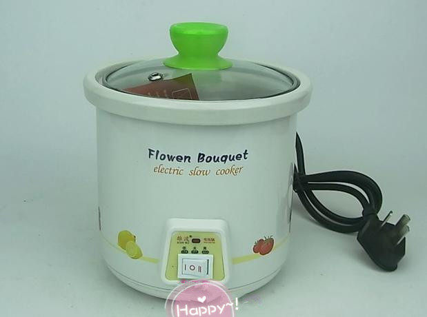 Mini BB Pot Baby Ceramic 0 7L White Porcelain Electric Stew Pot Xiongbo Baby Porridge Pot