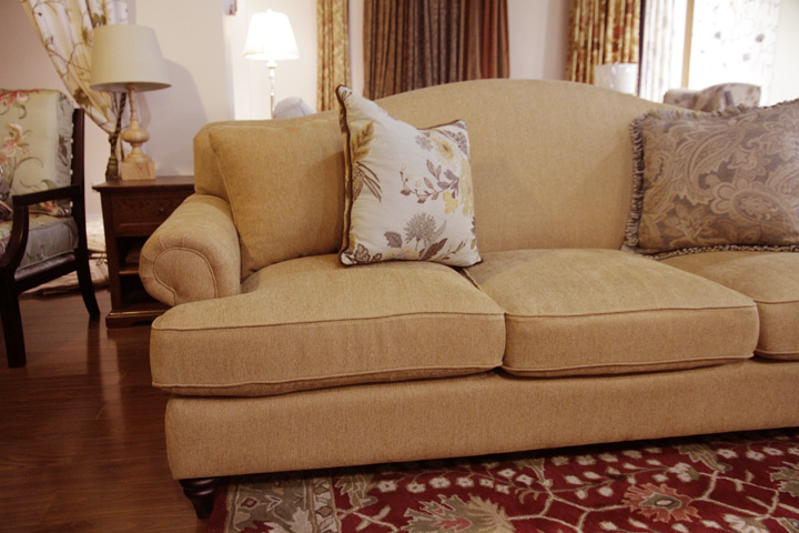 Saint Cini Athena ba chỗ ngồi sofa Mỹ sofa vải sofa E class sản phẩm mới