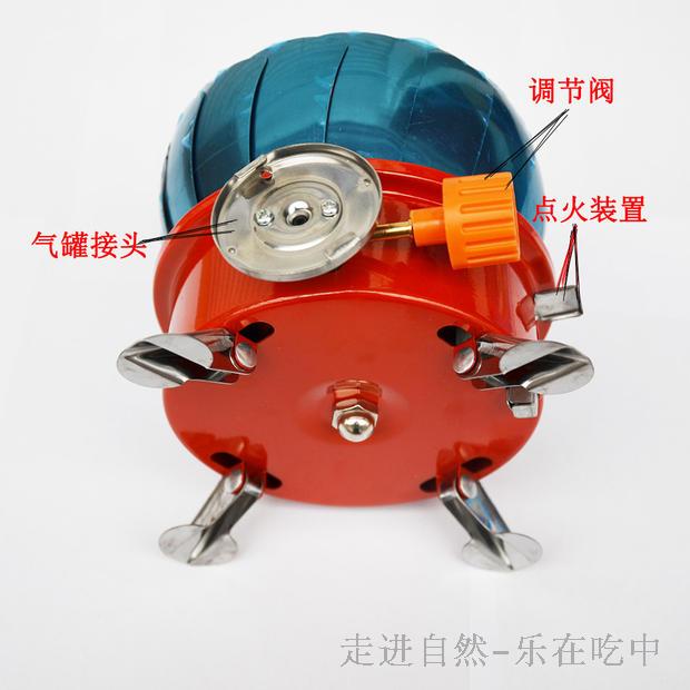 Hàng loạt cắm trại ngoài trời cắm trại bếp gió đầu bếp thiết bị dã ngoại sen lò thẻ bếp lò đặc biệt - Bếp lò / bộ đồ ăn / đồ nướng dã ngoại bếp ga dã ngoại