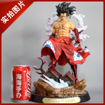 One piece GK and the country snake man Luffy kimono hand-made statue large model ornaments