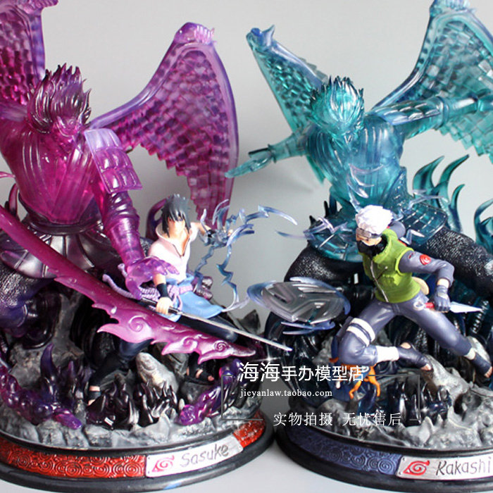 Naruto GK Susanoo Kakashi Sasuke Hand statue TOP luminous ornament